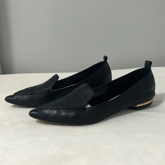 Nicholas Kirkwood Beya Black Loafers size 38.5 - Picture 3 of 13